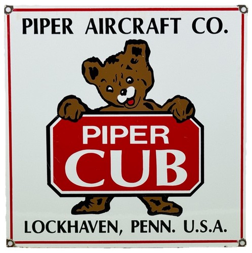 Vintage piper cub porcelain - vintage,