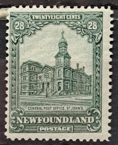 Newfoundland 1928 delarue - newfoundland, 1928-29