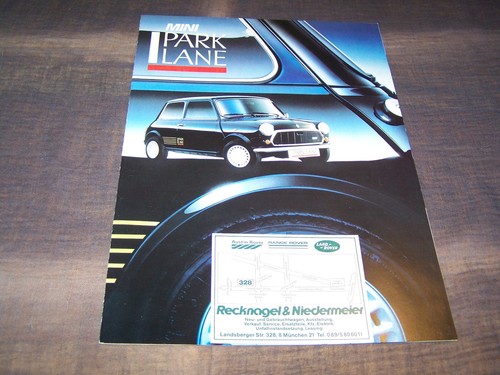 1987 mini park lane - lane, special