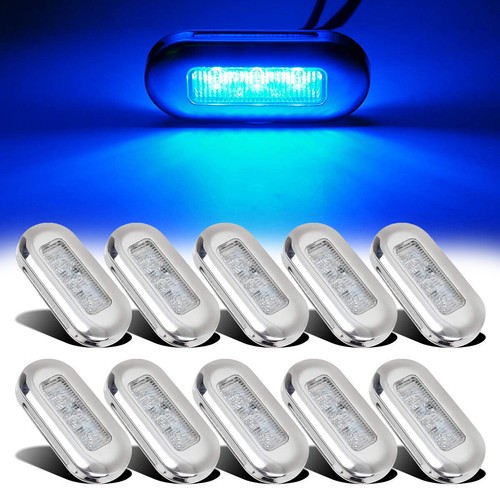 10x marine boat blue led - marine,