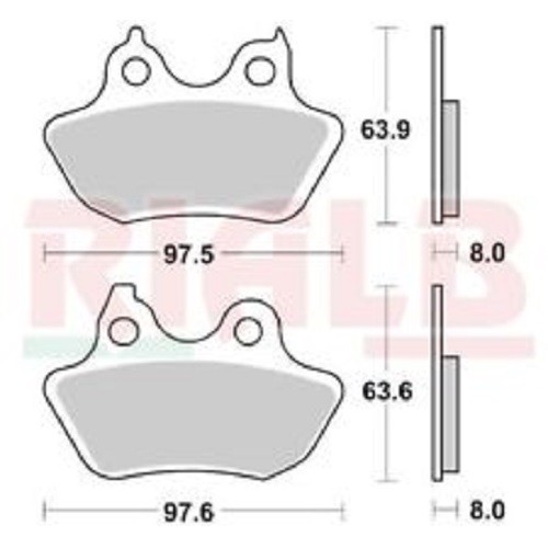 Brembo 07hd16cc road sintered - 07hd16cc,