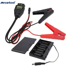 OBD2 Car ECU Memory Saver Emergency Power Supply Cable 12V Battery Replace Tool