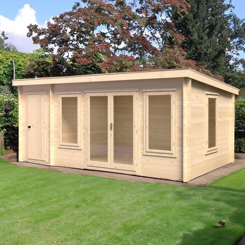 Elm log cabin - x,