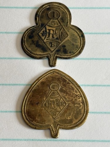 Vintage brass token gaming - vintage,