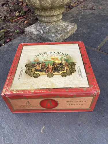 New world wooden cigar - new,
