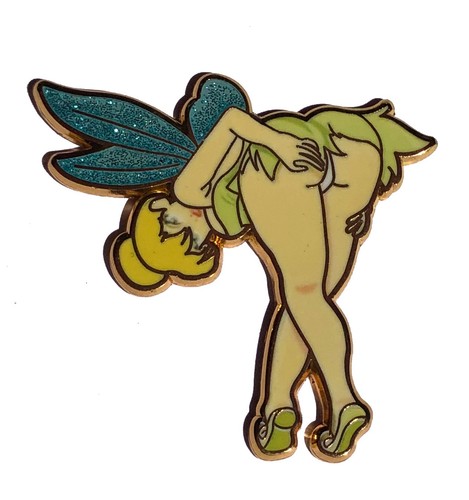 Glittery golden tink shows - glittery,