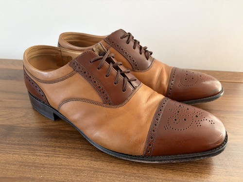 Loake woodstock two tone tan - loake,