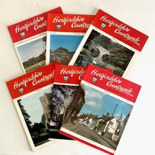 Hertfordshire Countryside Magazine bundle 6 x Issues 1962, 1963, and 1964
