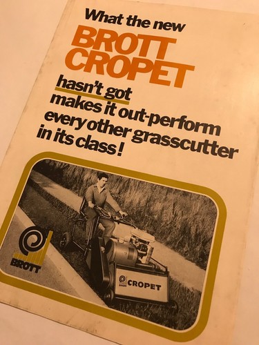 Brott cropet grasscutter mower - cropet,