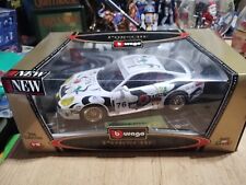 LJ393 BURAGO GOLD COLLECTION 3335 Voiture 1/18 Porsche GT3 cup 76 Maroc 2006 Box