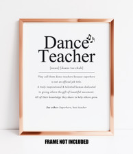 Dance teacher definition