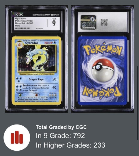 Gyarados 102 base set holo - 6/102,