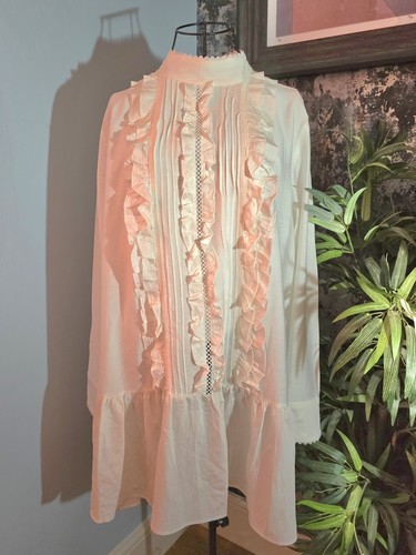 Victorian style ruffle smock - style,
