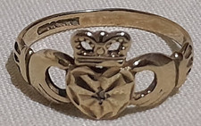 ***9ct Yellow Gold Diamond