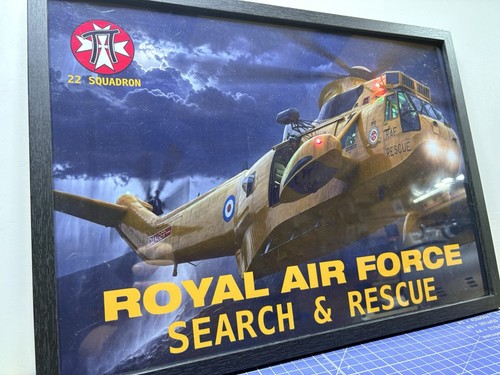 Raf rescue 22sqn poster frame - rescue,