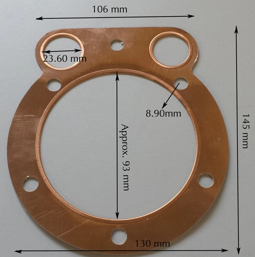 Cooper cylinder head - head, gasket
