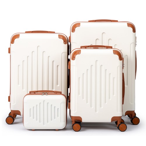 4pcs suitcase set abs - suitcase,