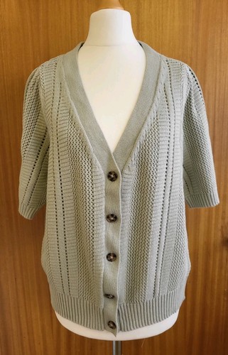 Ladies soft green with - m&s,