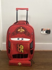 Samsonite Kids Car Suitcase – Red Ride-On Cabin Luggage – Clean & Working