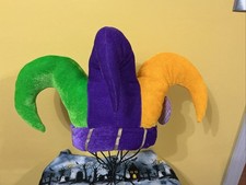 New Sugar Loaf Mardi Gras Jester Style Plush Hat Halloween 2013 One Size 3+