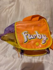 Furby Back Pack 1998 In Orange and Purple Tiger Electronics Vintage Rare Toy