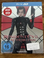 Resident Evil Retribution 3D + 2D Blu-ray Steelbook New And Sealed