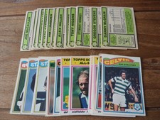 Topps Scottish Green Backed Football Cards from 1978 - Pick & Choose Your Cards