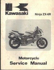 KAWASAKI ZX-6R,NINJA ZX6R,ZX600 F1 1995 ORIGINAL FACTORY WORKSHOP MANUAL