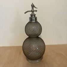 ANTIQUE 1900S FRENCH SODA SYPHON - DOUBLE GOURD - D FEVRE PARIS 