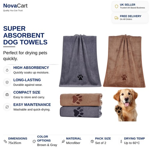 Microfiber dog towels - microfiber,