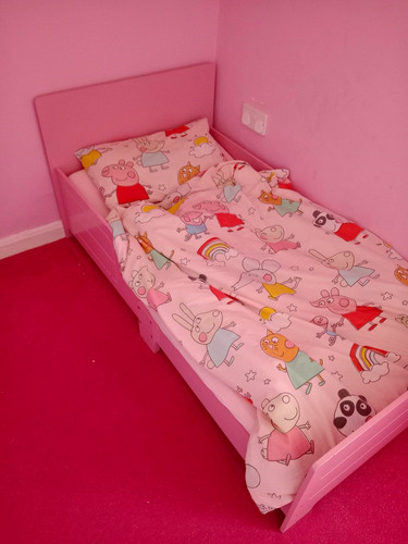 Pink ikea toddler - , bed