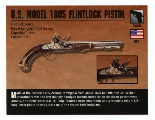 Model 1805 flintlock - u.s.,