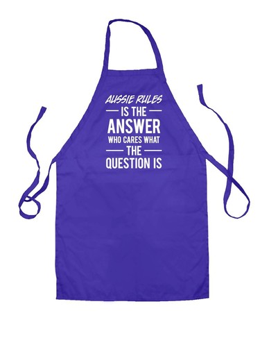 Aussie rules the - the, answer!