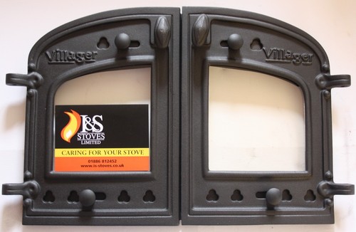 Villager stove doors - stove, pair