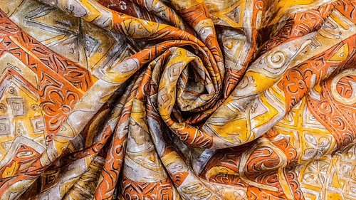 100 pure silk sari - pure, vintage