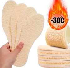 Pair Sheepskin Insoles Soft