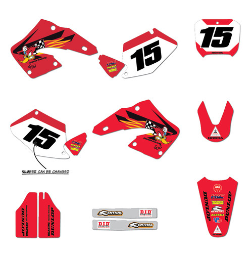 Motocross graphics kit for - motocross,