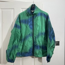 a vintage green and blue