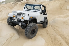 Jeep Wrangler YJ White POSTER