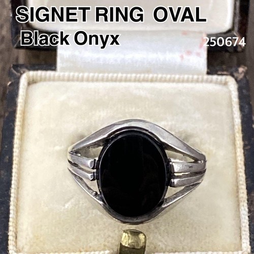 British signet ring black - ring,,