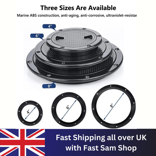 Abs hatch cover round non - abs,