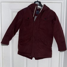 Next Boys Burgundy Coat Size 7