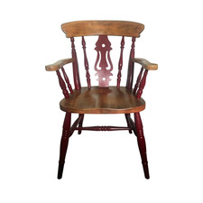 40 Year Old Plus, Fiddle Back Carver Chair made with Beech Wood