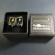 Johnnie Walker Team Mclaren Mercedes F1 Cufflinks Genuine Rare Ltd Edition