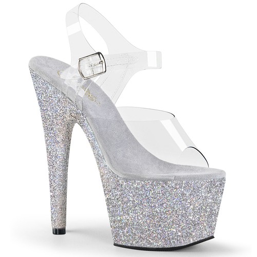 Pleaser adore 708hmg clear - pleaser,