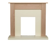 Adam Southwold Fireplace Oak & Cream, 43 inch