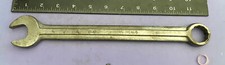 Vintage Military 7/8 A/F king dick combination Spanner Wrench Old Tool