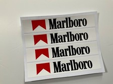 4x F1 80s Decals size 110mm x
