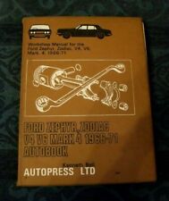 Ford Zephyr Zodiac V4 V6 Mark 4 1966-71 Autobook Workshop Manual Kenneth Ball 