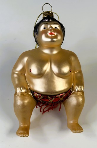 Japanese sumo wrestler glass - sumo,